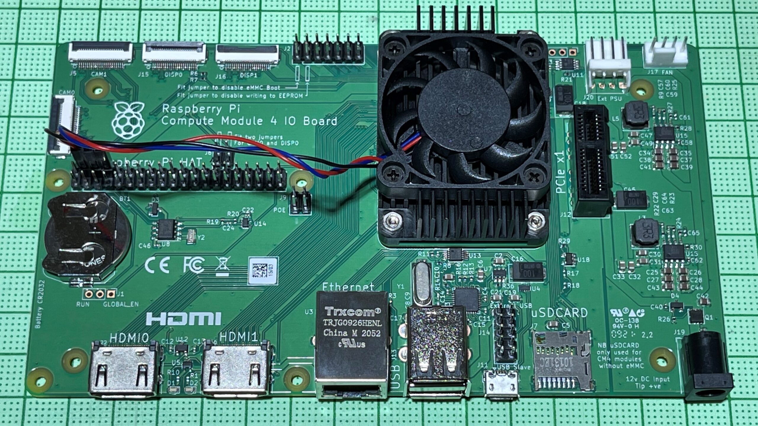 PWM Fan付ヒートシンクを装着