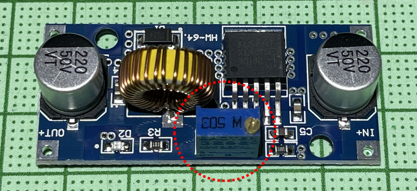 XL4015 DC-DCダウンコンバータ