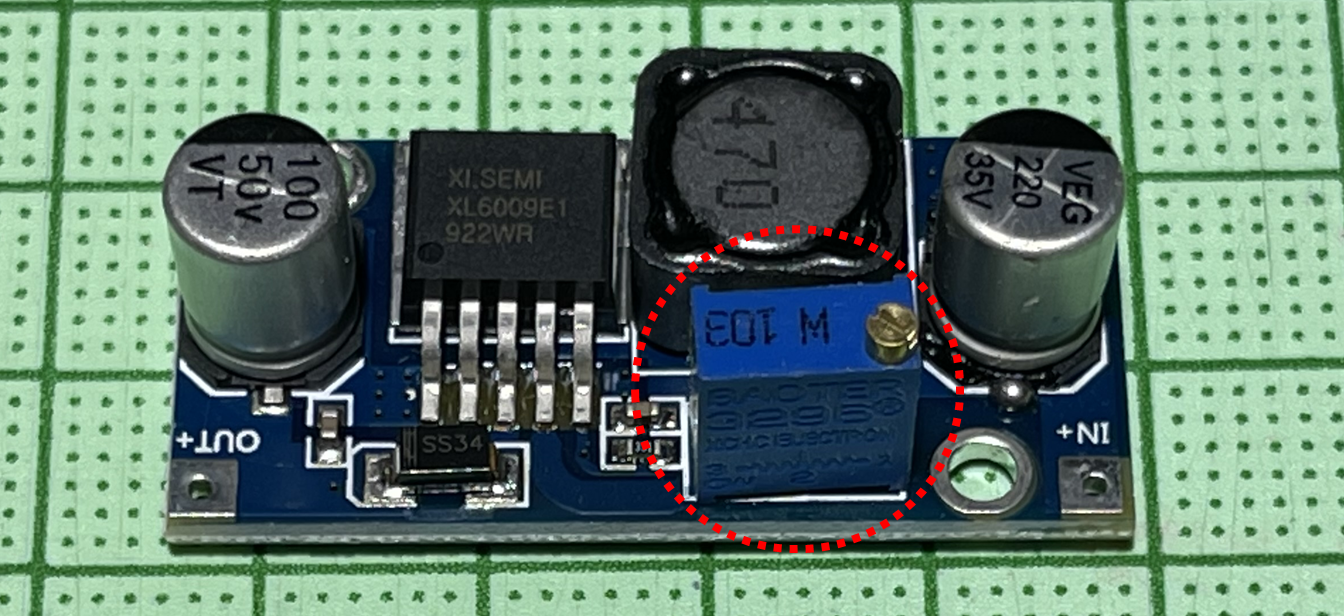 XL6009 4A 可変DC-DC ステップアップモジュール