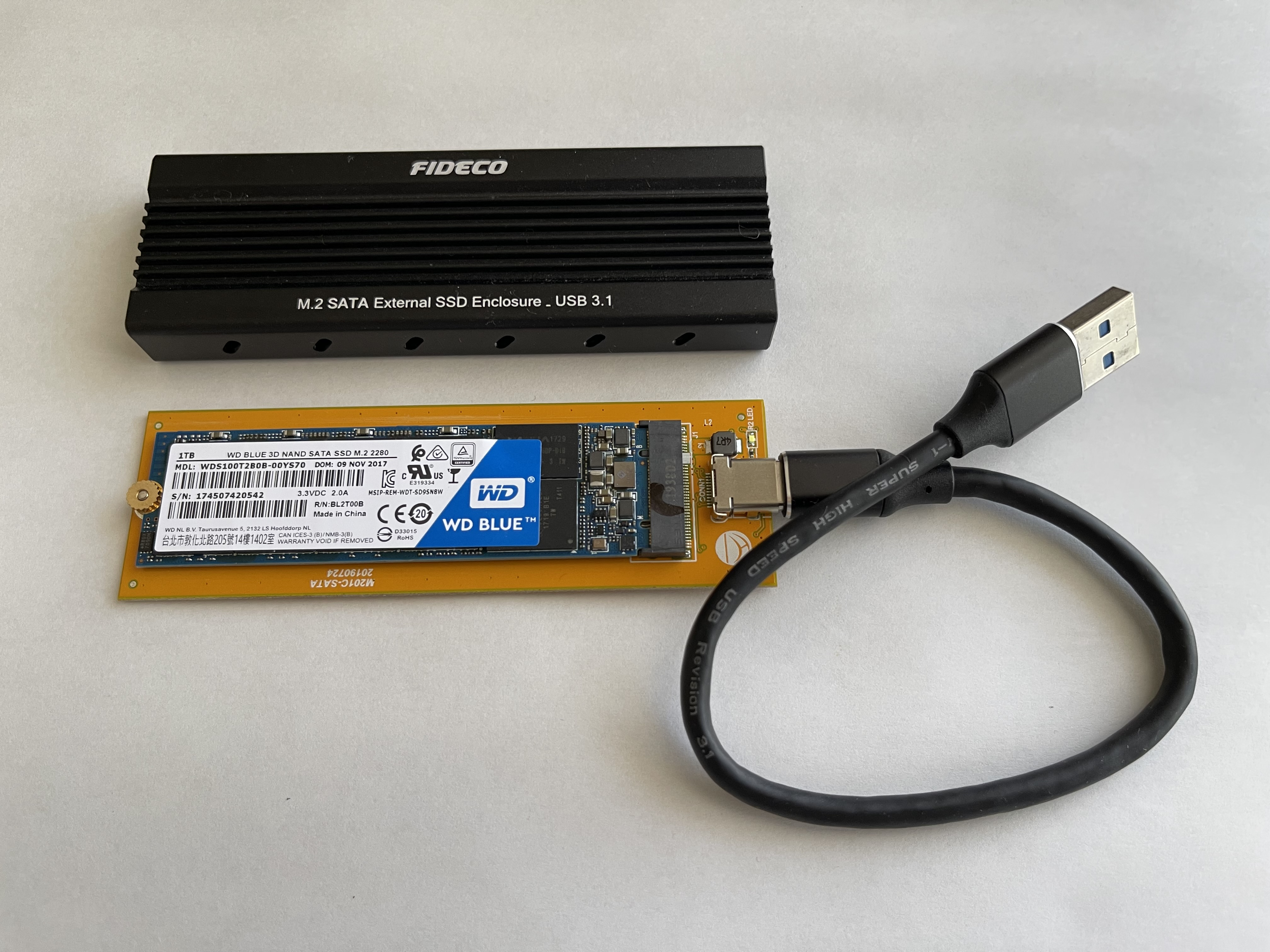 USB接続インターフェース基板ケース