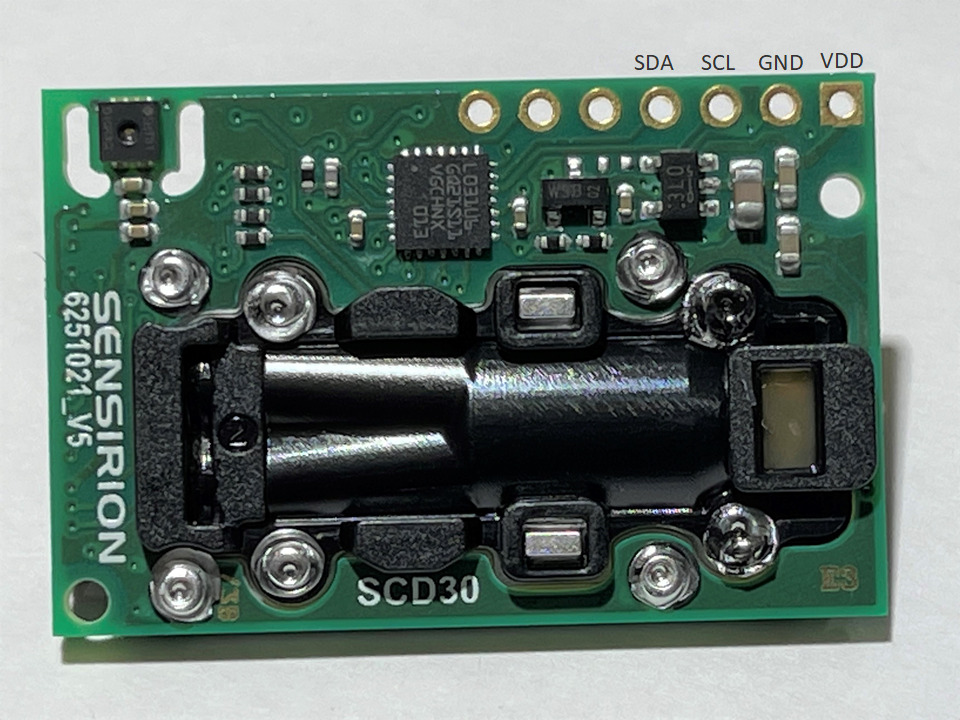 SCD30 CO2 センサ モジュール基板