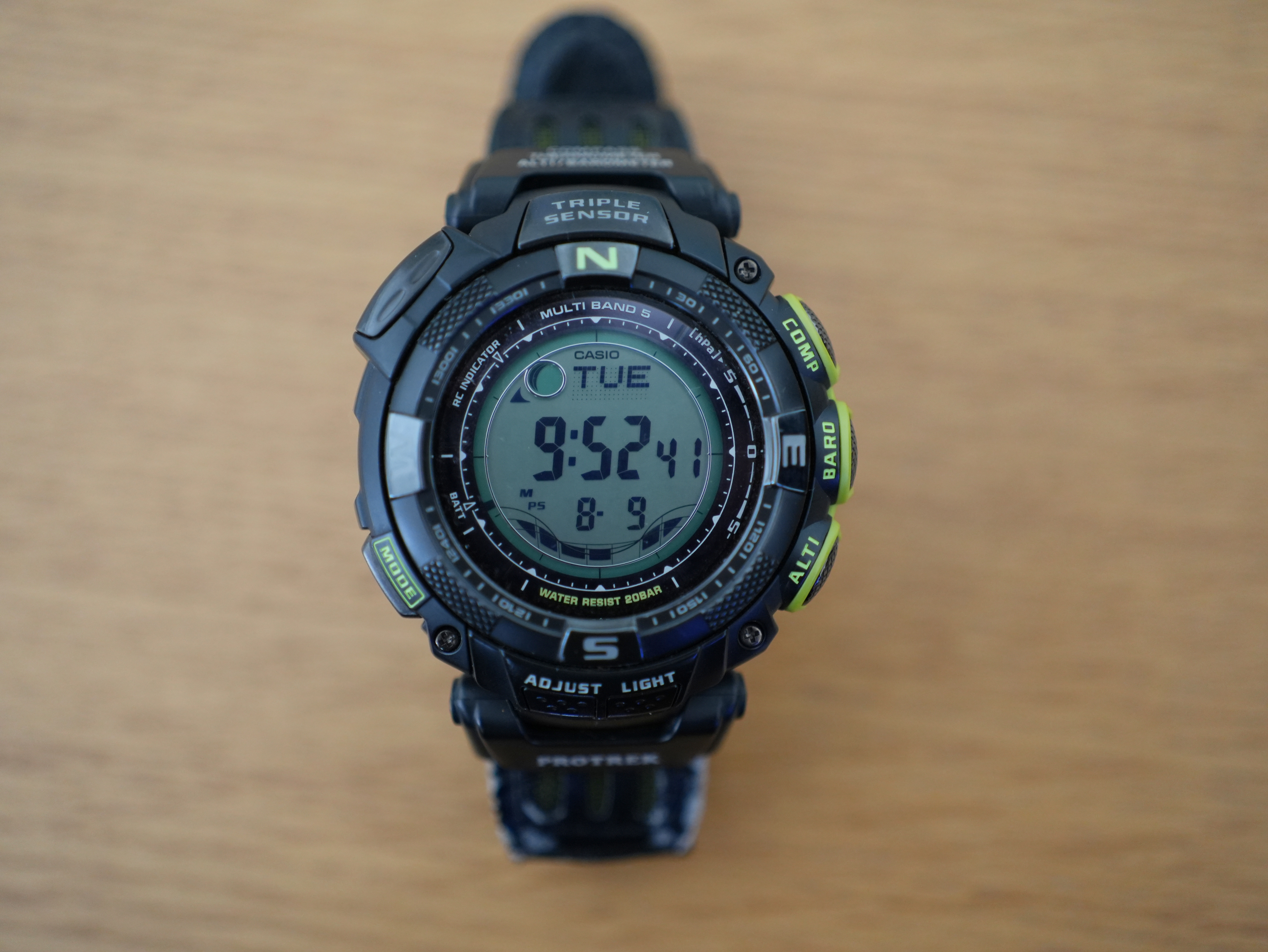 復活したカシオPROTREK（PRW-1500CAJ-3JR）