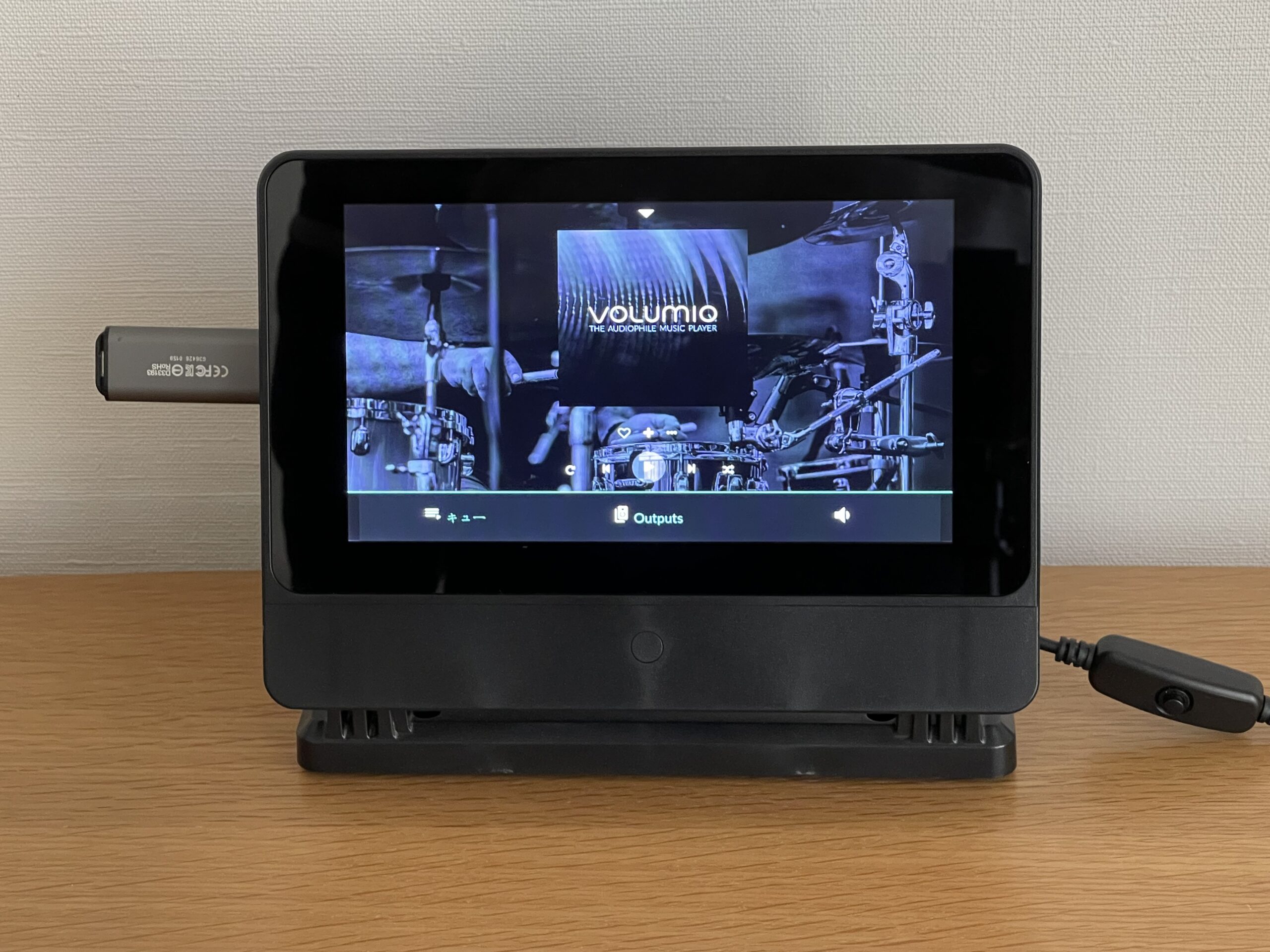 Volumio3画面を表示