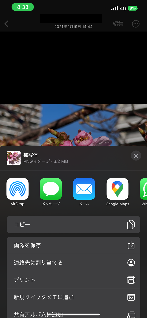 iOS16の新機能:背景からの対象物の抜き出し